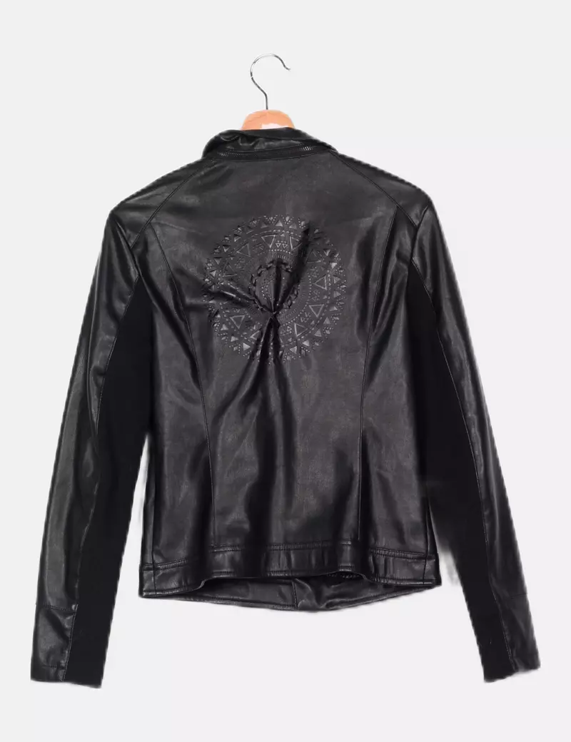 Desigual Biker negra casual