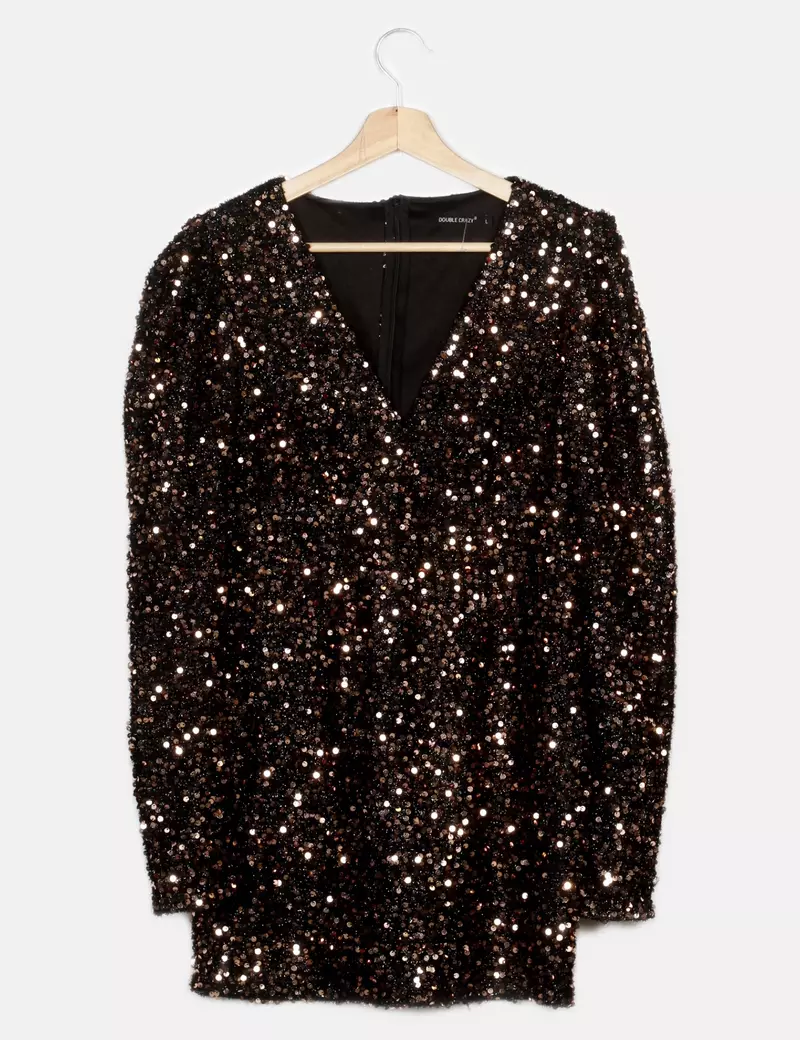 Double crazy Vestido formal lentejuelas