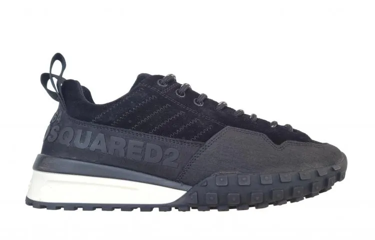 DSQUARED2 zapatos de hombre 2124 legend zapatillas negras