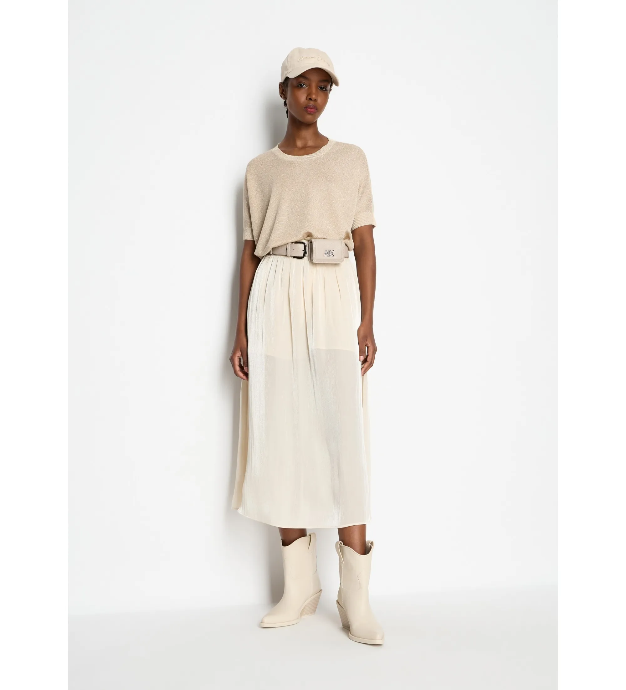 Falda Casual beige