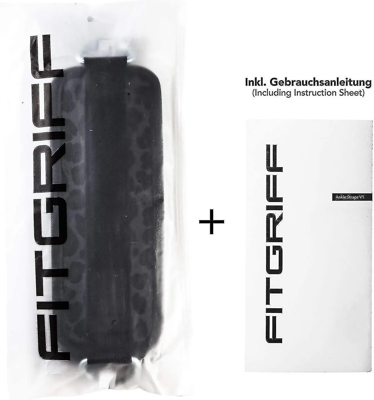 Fitgriff correas acolchadas para el pie V1, Pack De 2, Para Entrenamiento Fitness En La Máquina De Cable, Correas De Tobillo Par