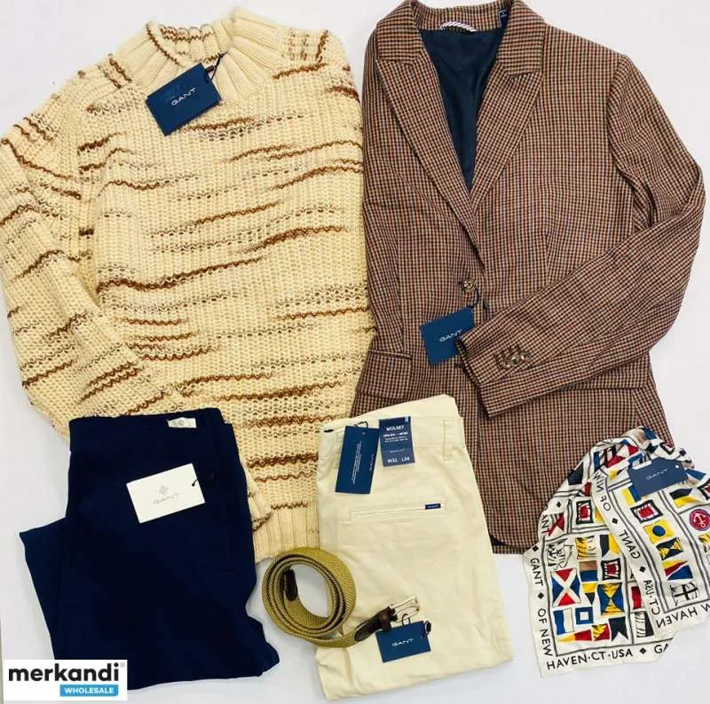 GANT ROPA DE MUJER, MEZCLA DE MODELOS Y TALLAS PARA HOMBRE CATEGORíA A ¡NUEVO!