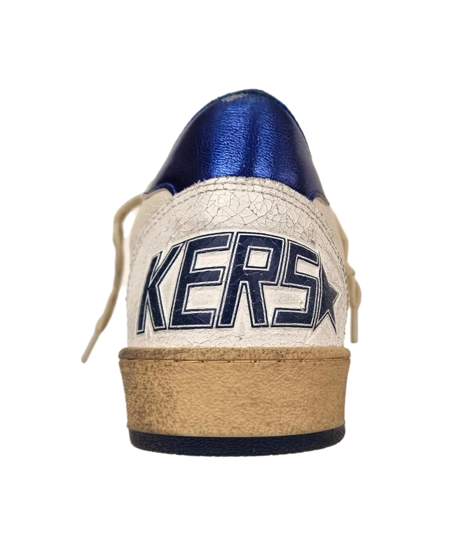 GOLDEN GOOSE ZAPATOS DE HOMBRE SNEAKERS VINTAGE BALL STAR 10327 BLANCOAZUL