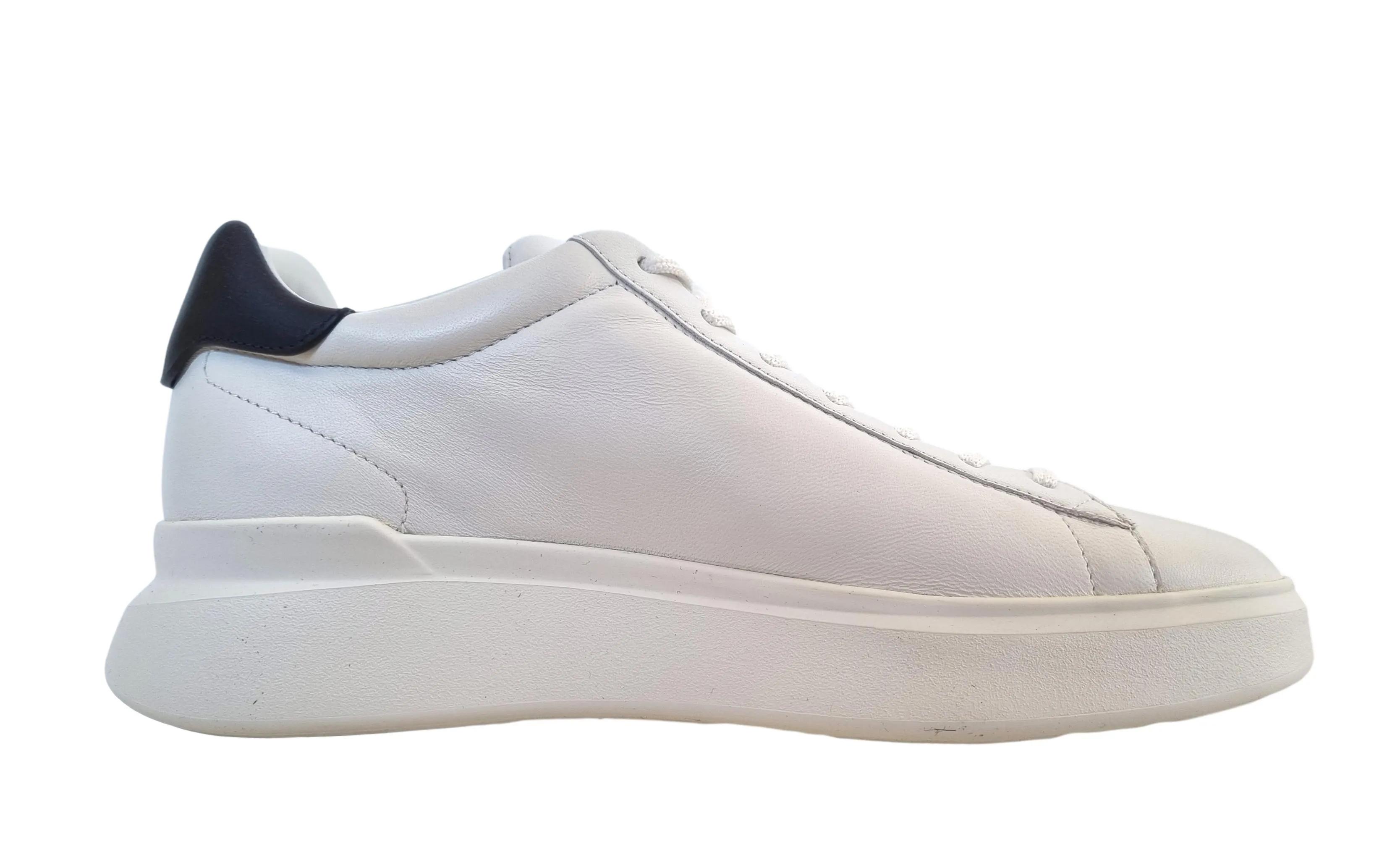 Hogan zapatos de hombre sneakers H580 HXM5800DV42QI514ZZ blanco y rojo