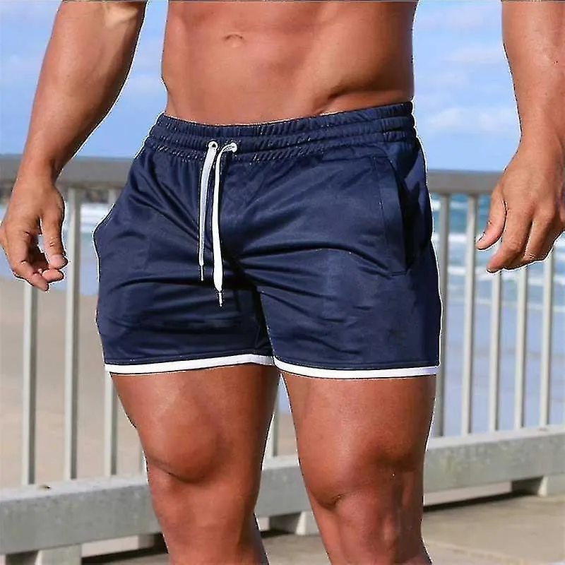 Hombres Fitness Culturismo Ropa deportiva Pantalones cortos