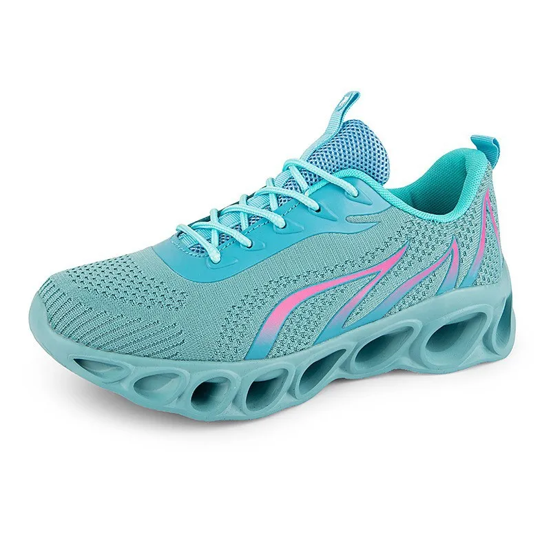 Hombres Mujeres Zapatos para correr Entrenador de moda Triple Negro Blanco Rojo Amarillo Púrpura Verde Azul Melocotón Teal Púrpu