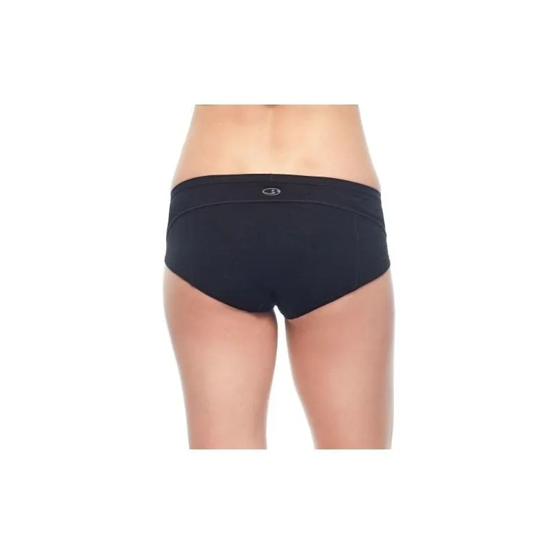 Icebreaker Mujeres Meld Zone Hipkini Bragas (negro)
