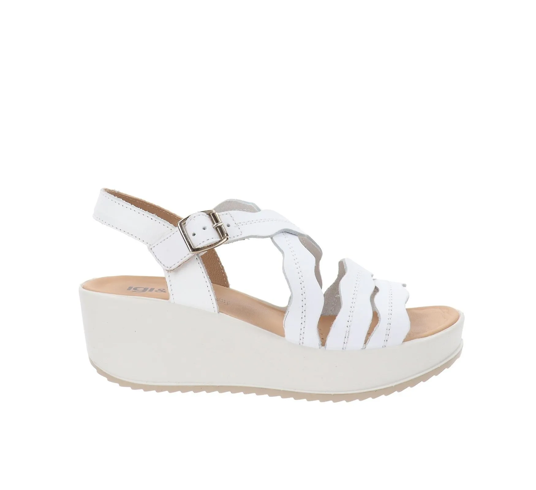 IGI&CO SANDALIAS DE CUERO PARA MUJER ZAPATOS CON CIERRE DE HEBILLA IG5668511