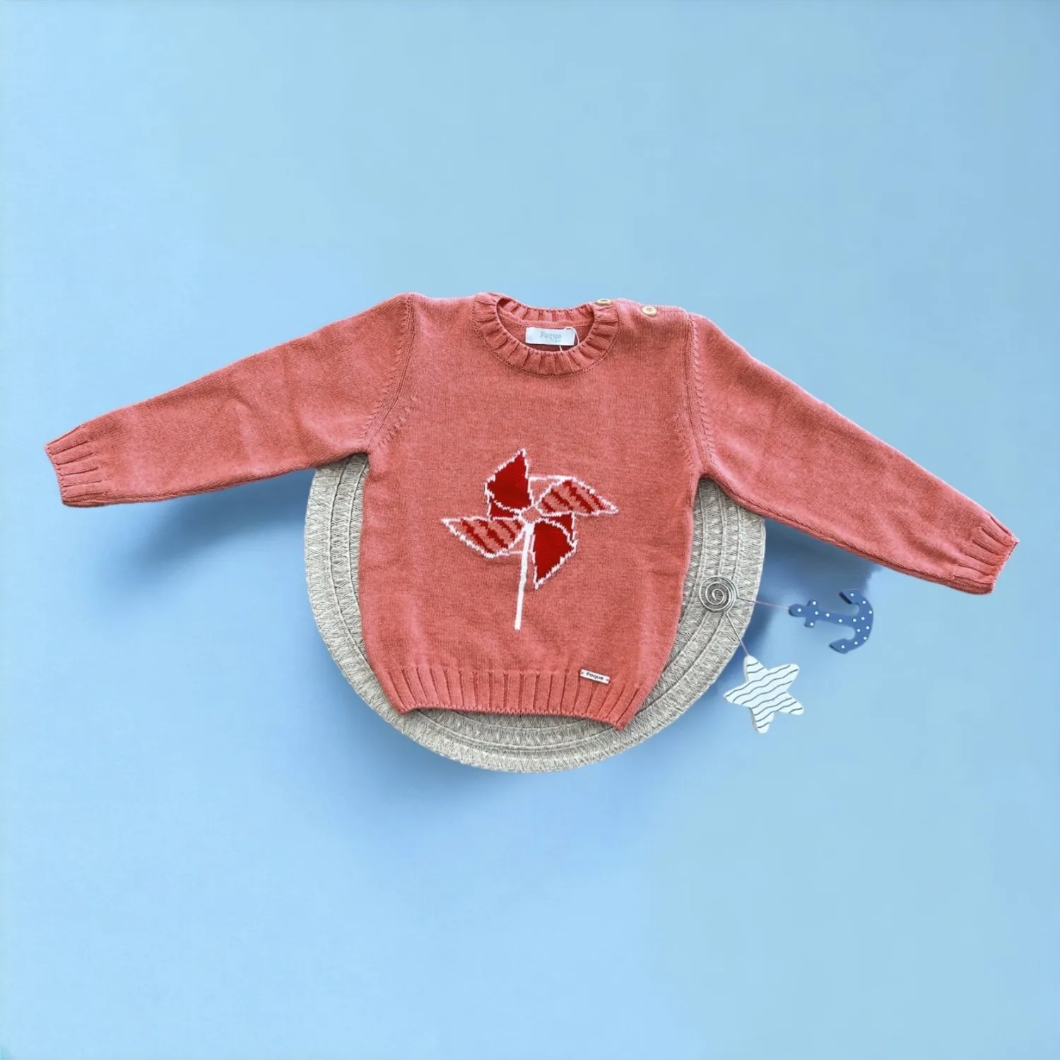 Jersey en punto de verano Colección Amapolas de Foque