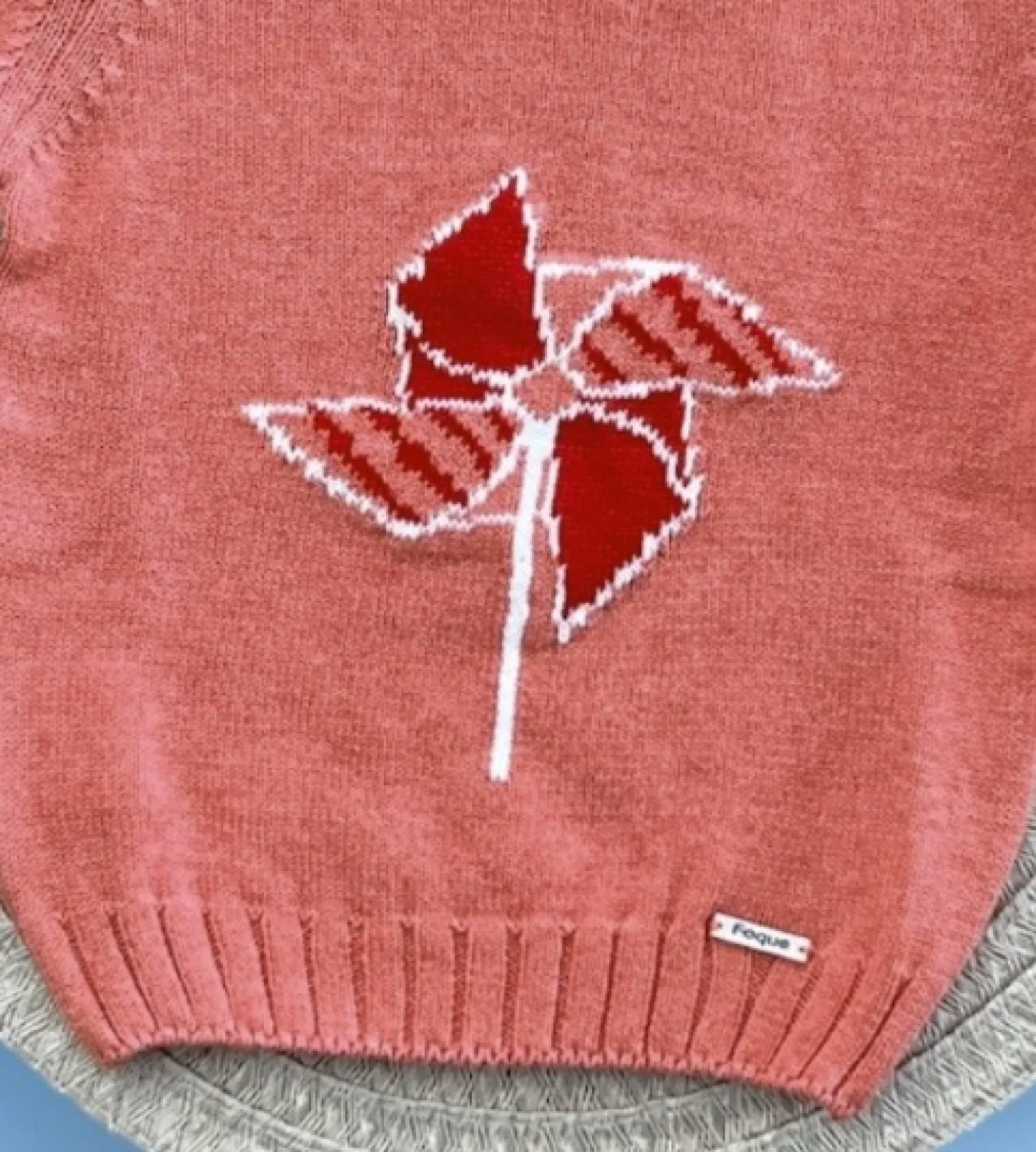 Jersey en punto de verano Colección Amapolas de Foque