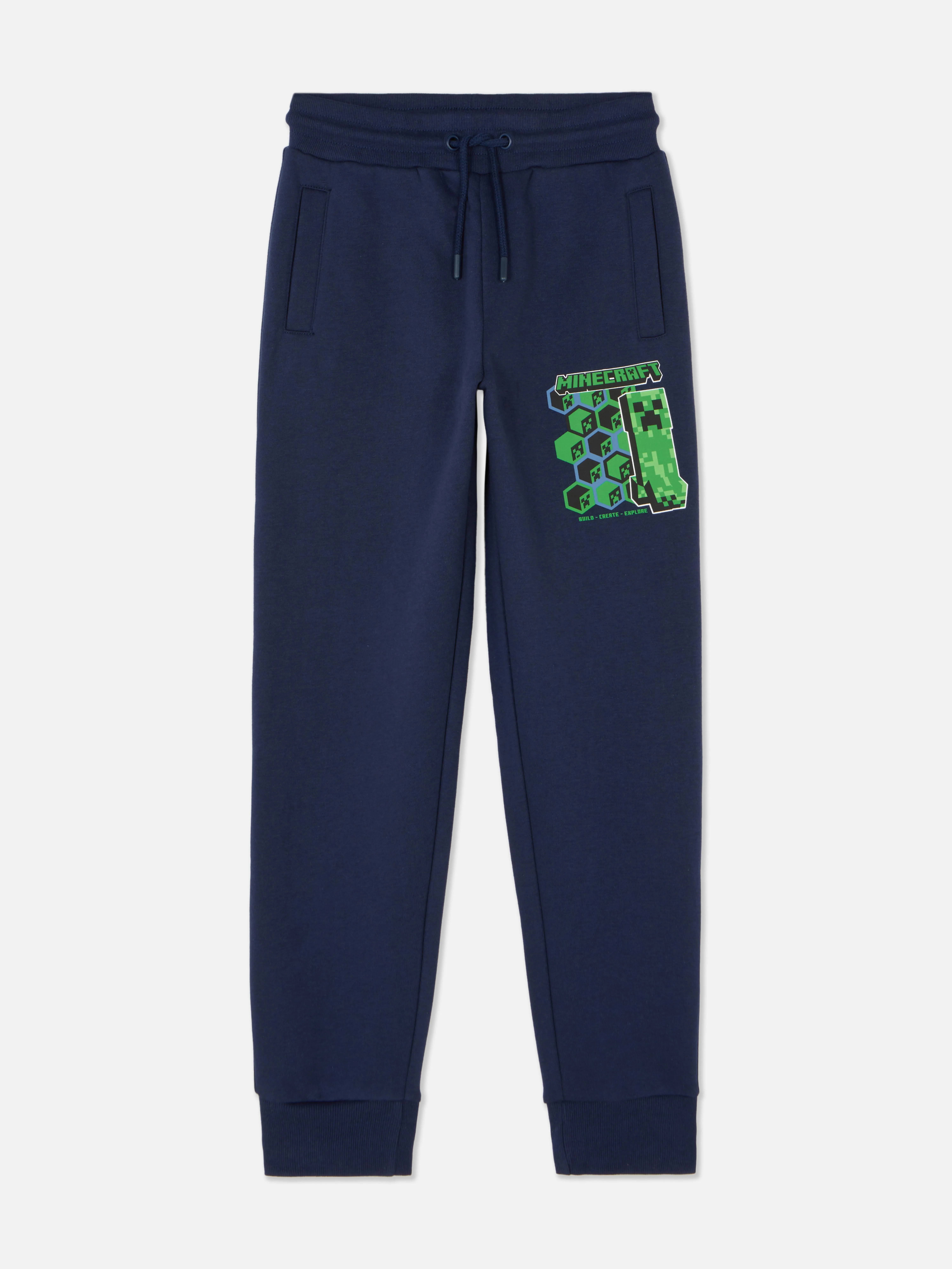Joggers de Minecraft con cordón de ajuste
