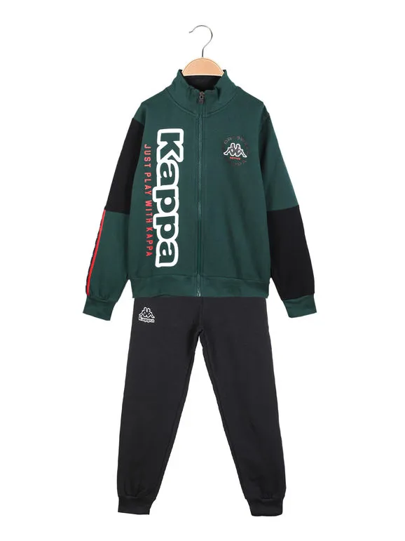 Kappa Mono deportivo de 2 piezas para niño con cremallera.