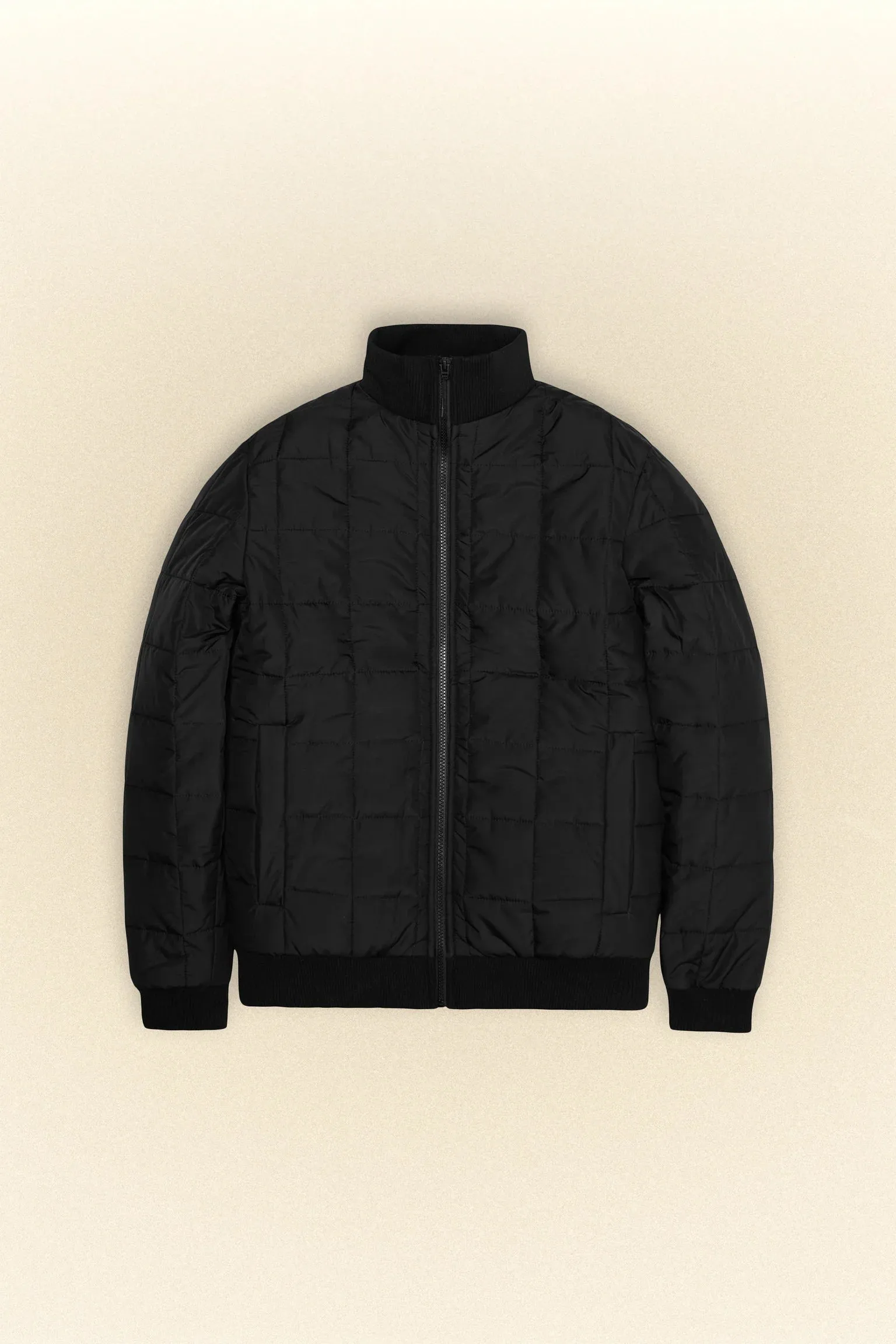 LINER HIGH NECK JACKET BLACK