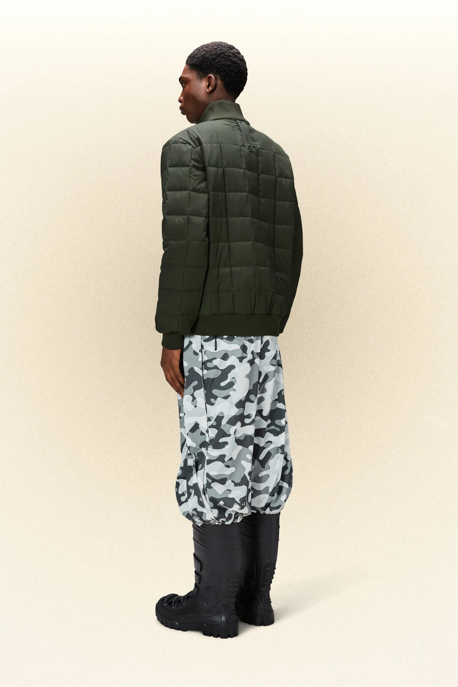 LINER HIGH NECK JACKET GREEN