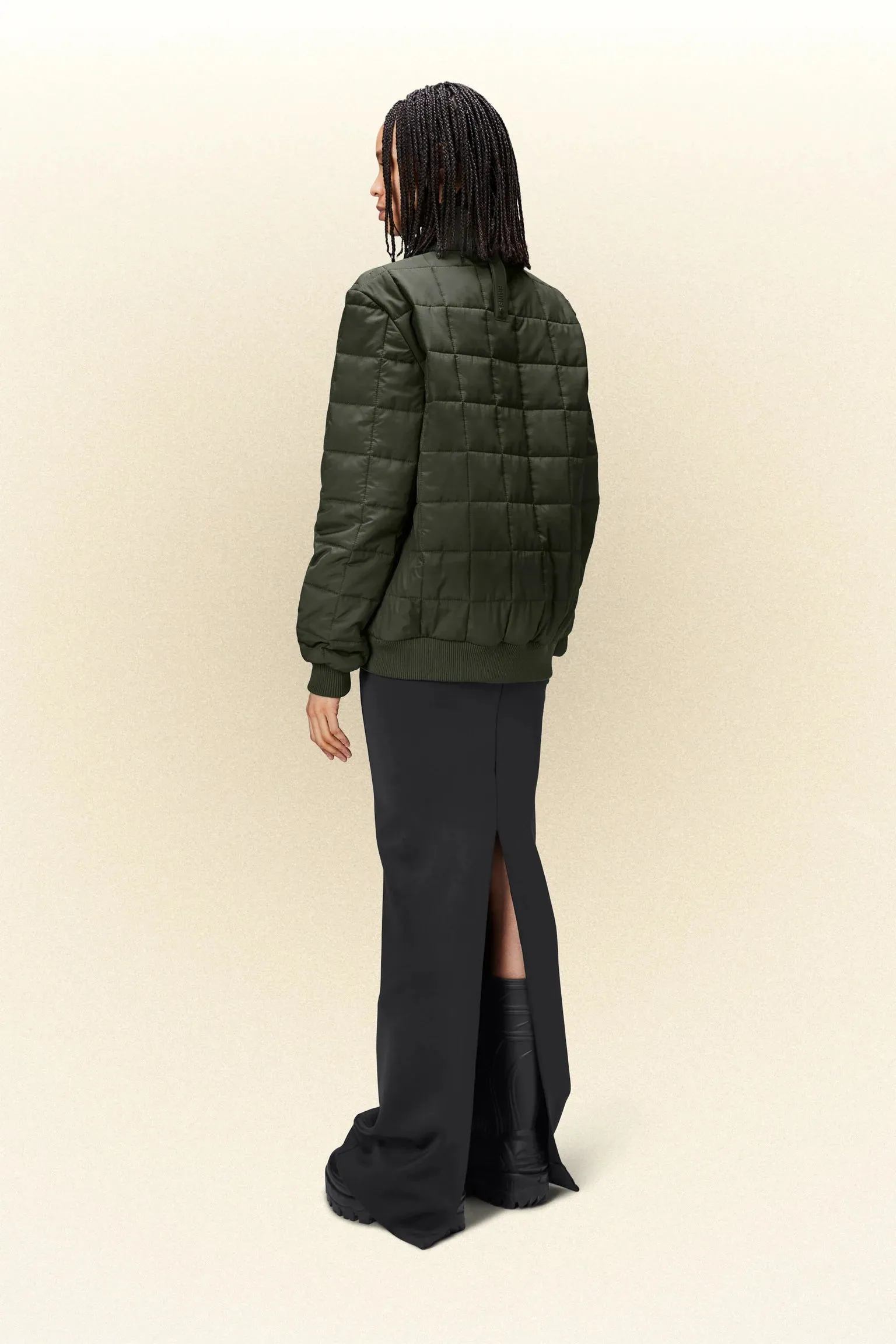 LINER HIGH NECK JACKET GREEN