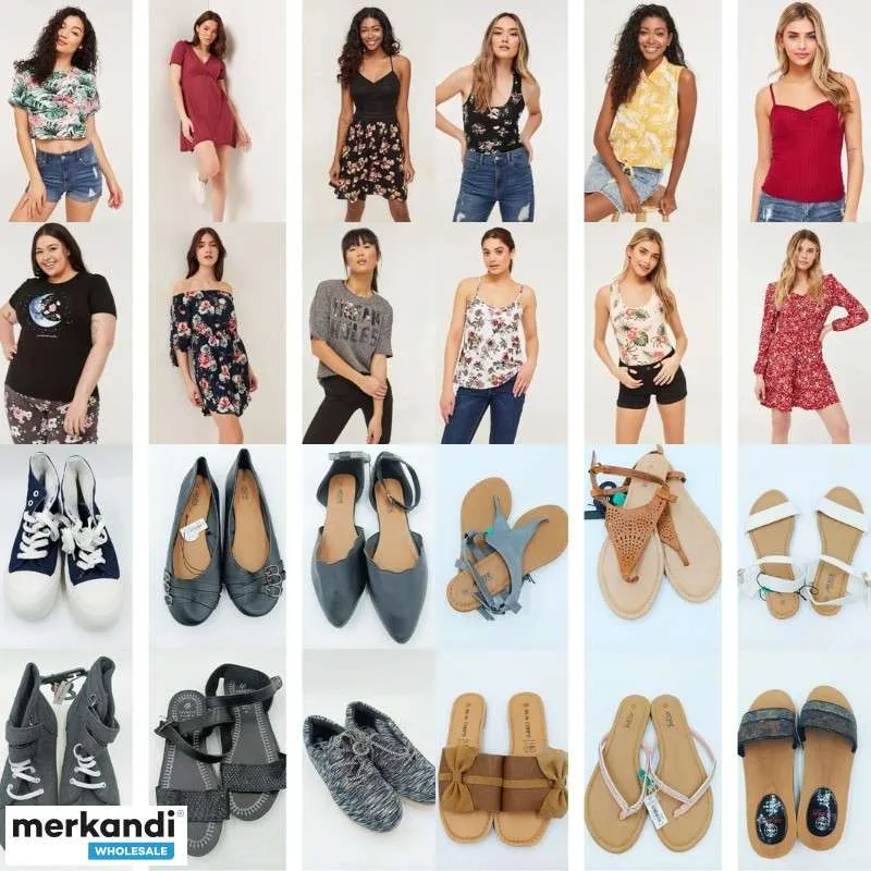 Lote de Ropa y Calzado de Mujer Nuevo Al por mayor
