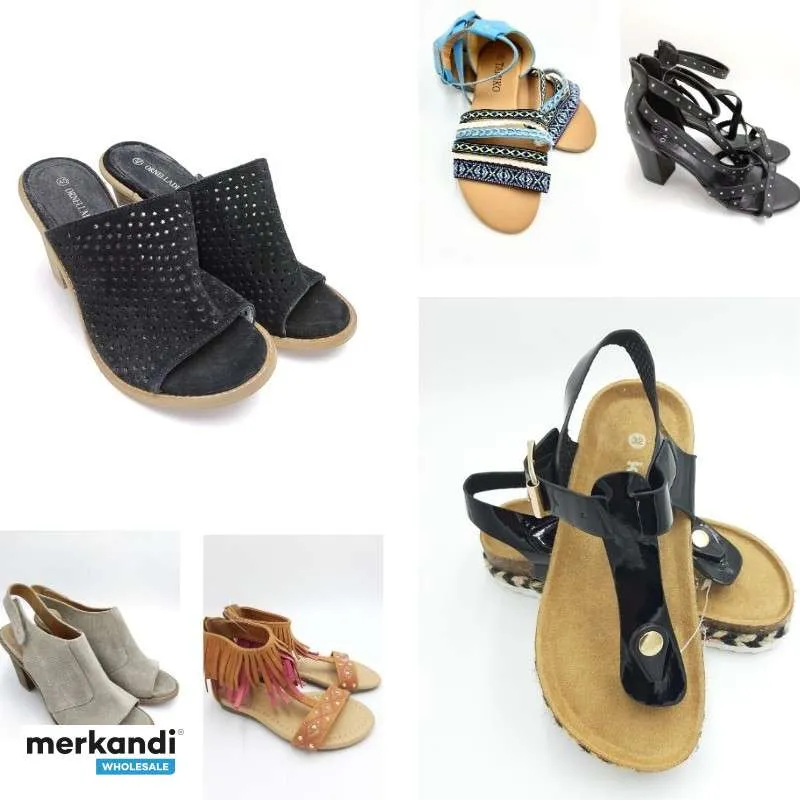 LOTE SURTIDO DE ROPA Y CALZADO DE MUJER  VARIEDAD DE ESTILOS Y TALLAS