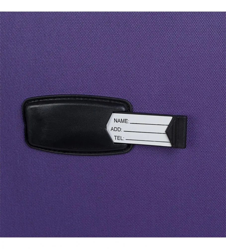 MALETA CABINA DE VIAJE 2 RUEDAS T71950 MORADO 55X39X18CM