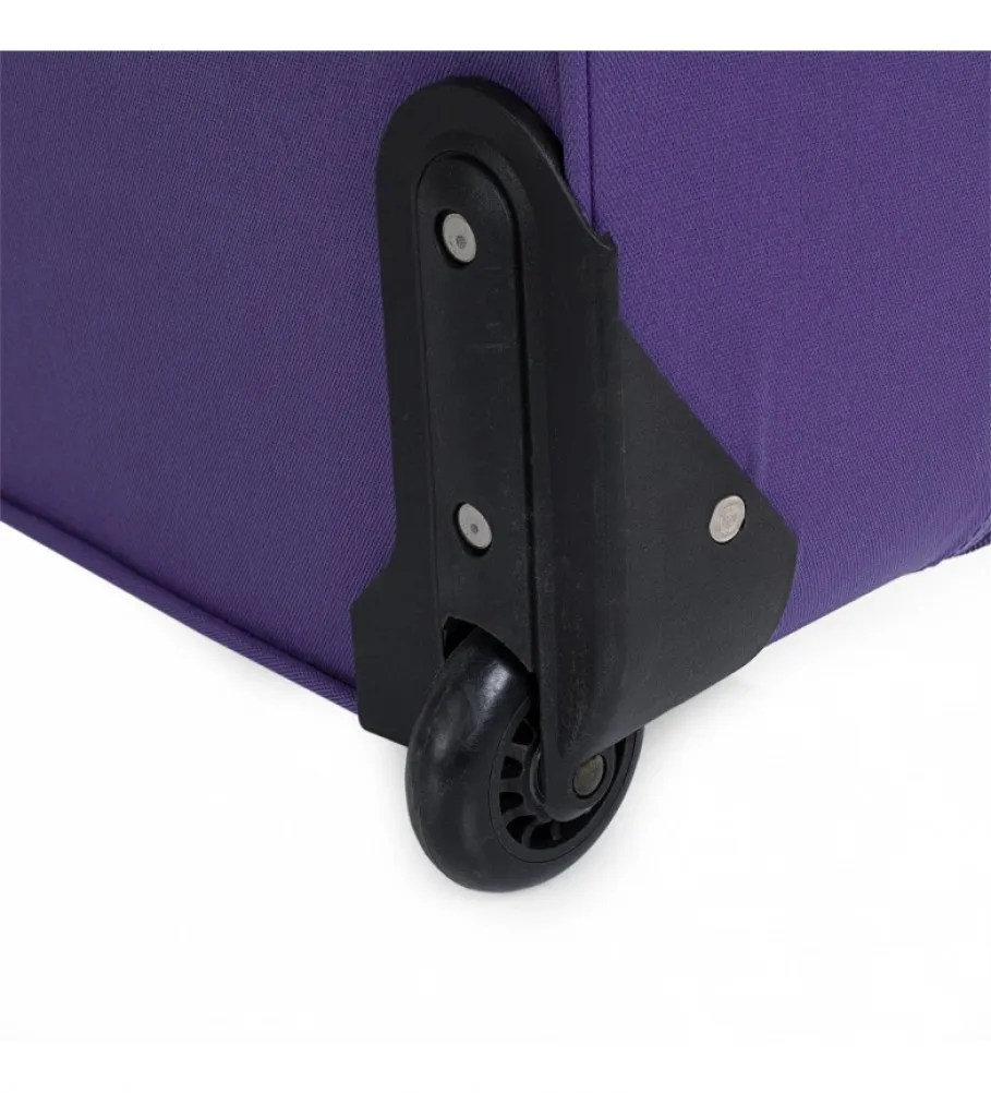 MALETA CABINA DE VIAJE 2 RUEDAS T71950 MORADO 55X39X18CM