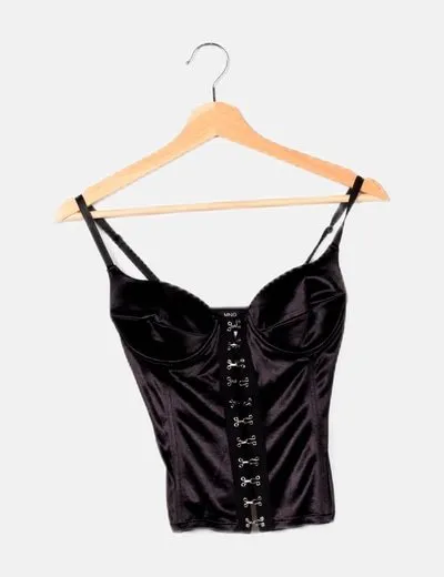 Mango Corset negro casual
