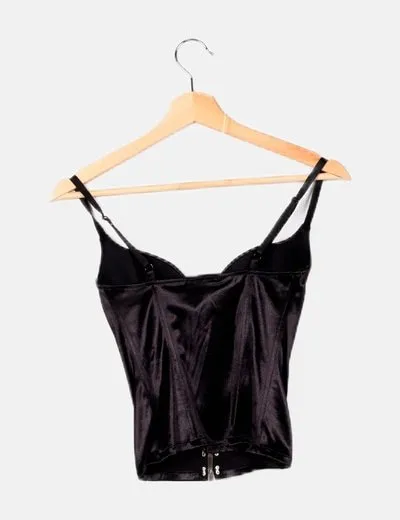 Mango Corset negro casual