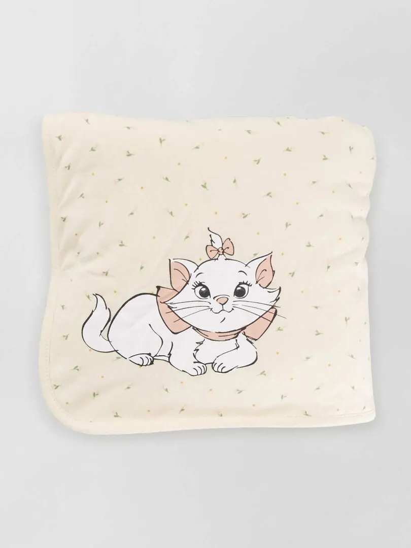 MANTA 'MARIE' DE 'DISNEY'  BLANCO