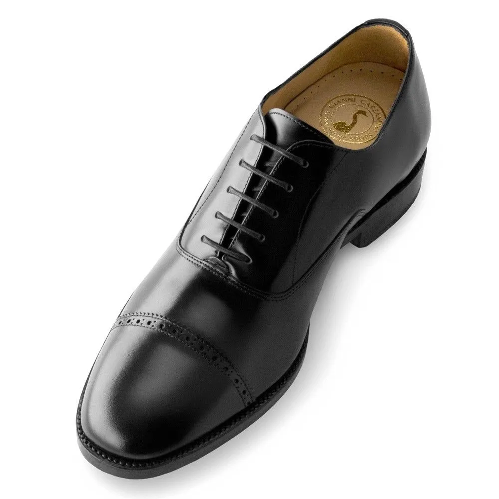 Masaltos Zapatos Con Alzas Hombre. 7cm. Denver Negro