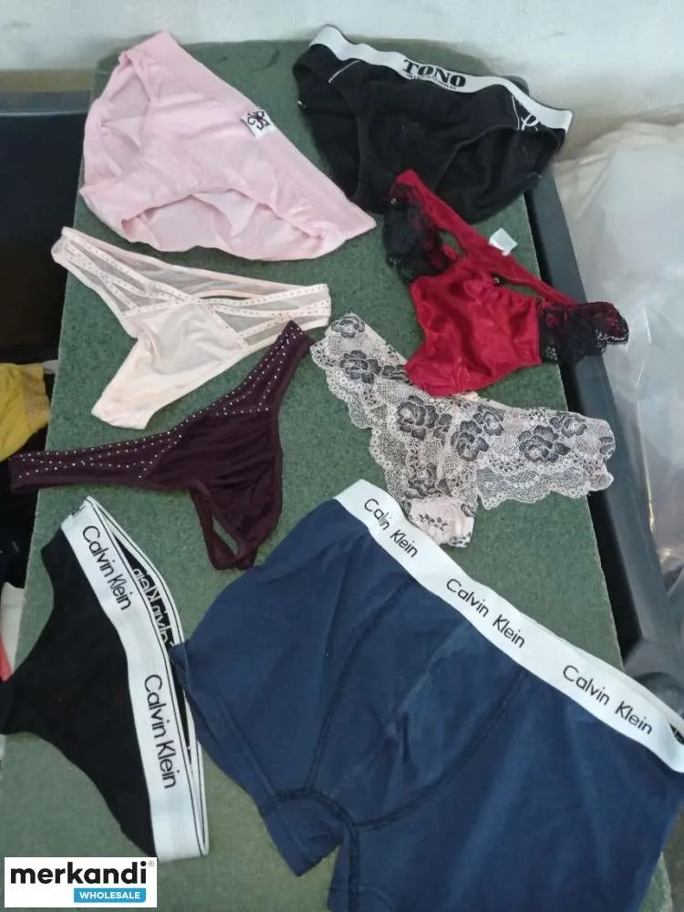 Mezcla clasificada de ropa interior para mujeres y hombres de 1er grado (A) al por mayor por peso