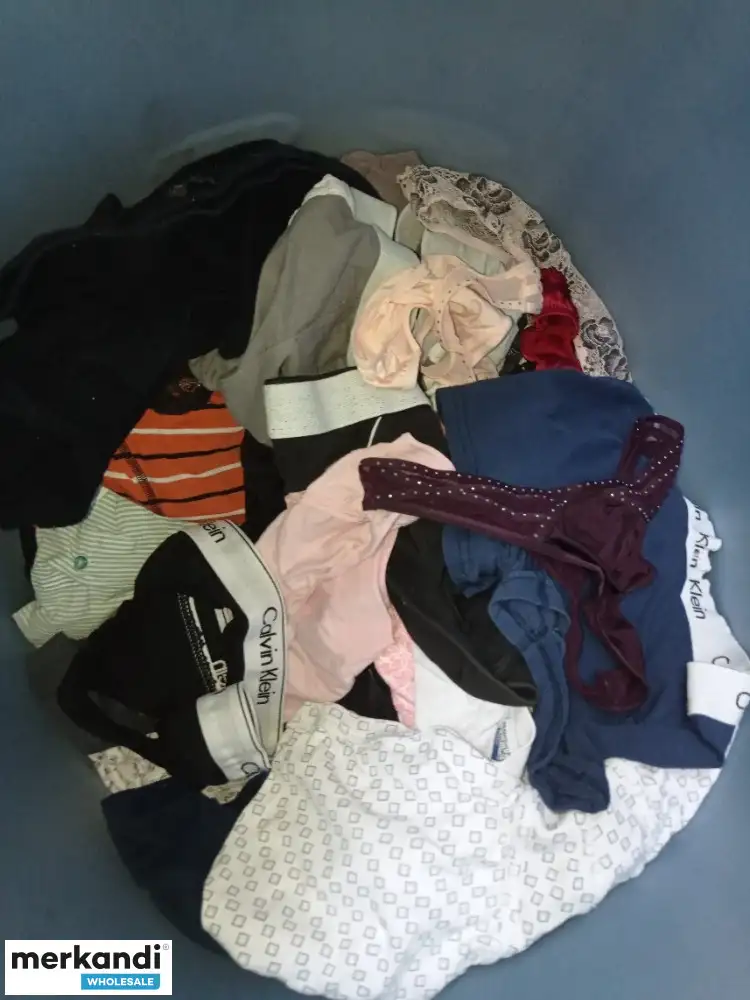 Mezcla clasificada de ropa interior para mujeres y hombres de 1er grado (A) al por mayor por peso