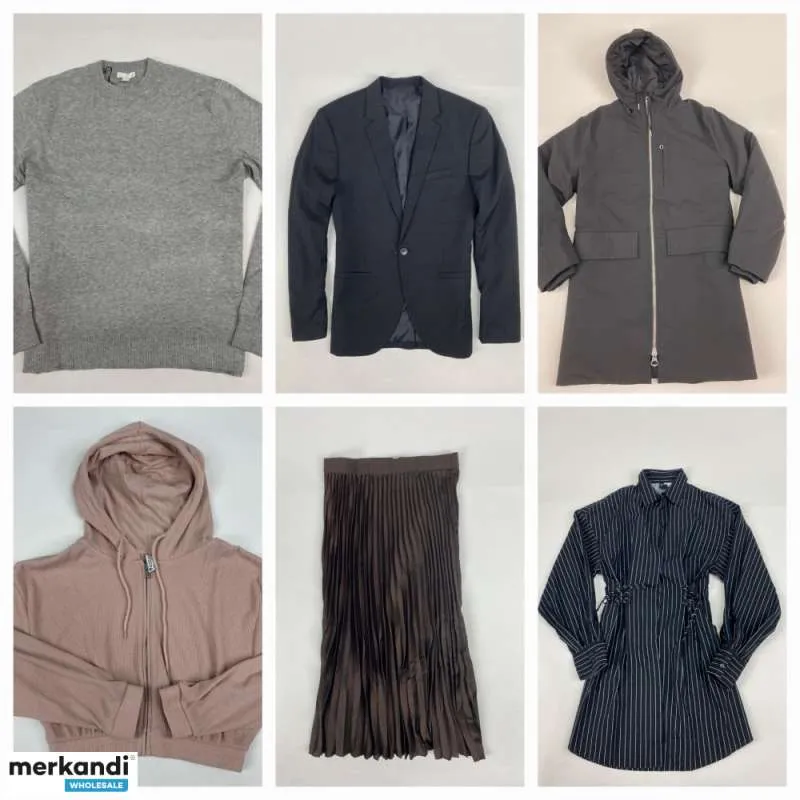 Mezcla de ropa de hombre, mujer y niño de H&M