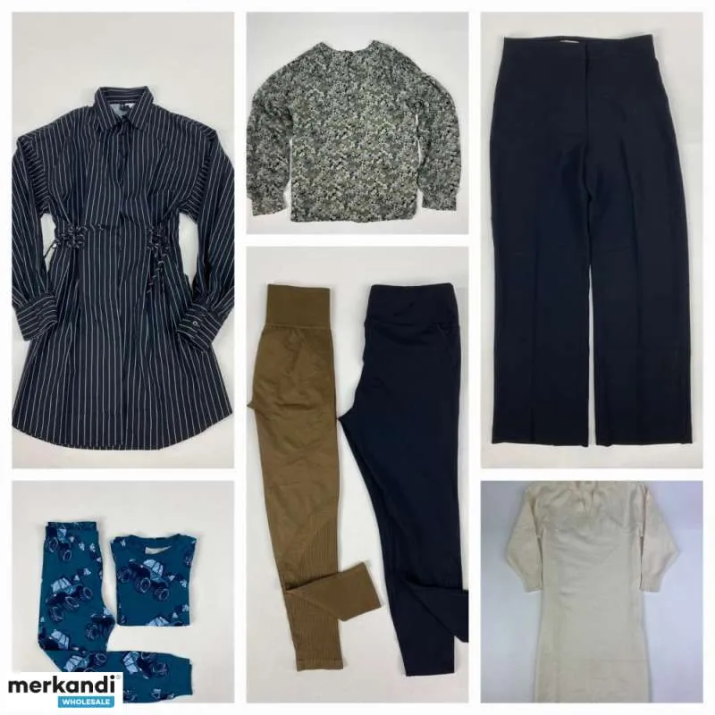 Mezcla de ropa de hombre, mujer y niño de H&M