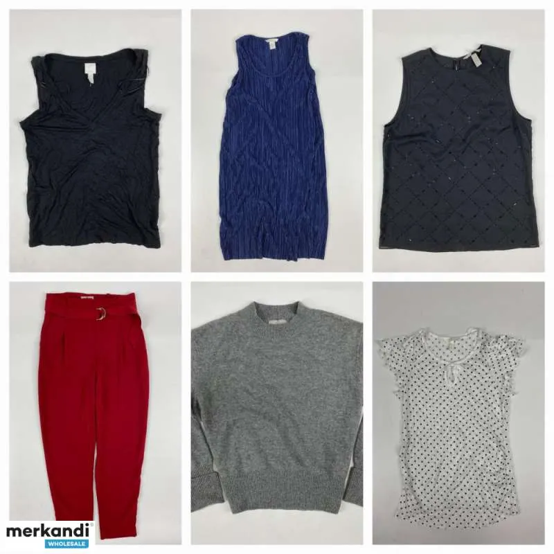Mezcla de ropa de hombre, mujer y niño de H&M