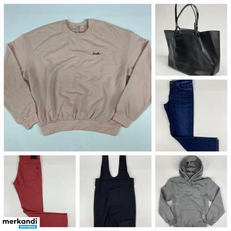 Mezcla de ropa de hombre, mujer y niño de H&M