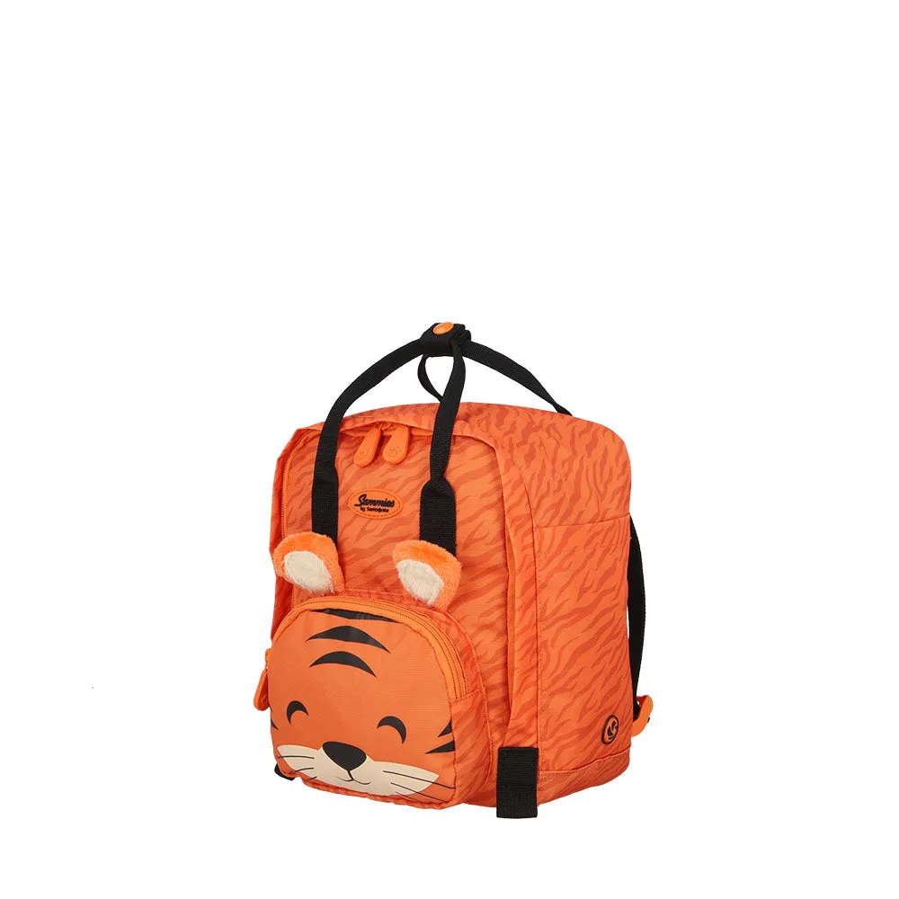 Mini morral infantil Samsomite x Sammies Cooper Tiger naranjo