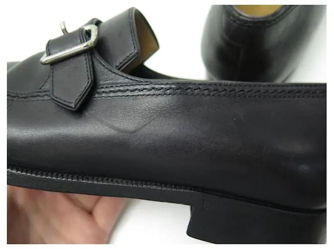 MOCASINES CON HEBILLA BERLUTI SHOES 7 41 Zapatos de cuero negro 