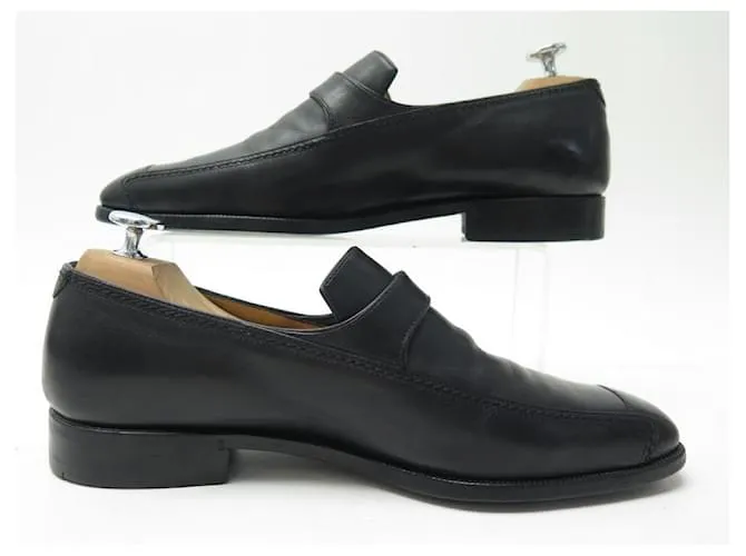 MOCASINES CON HEBILLA BERLUTI SHOES 7 41 Zapatos de cuero negro 