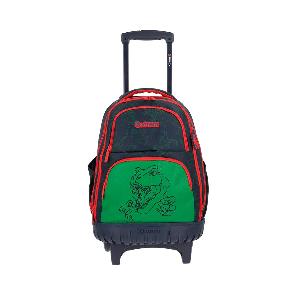 Mochila con ruedas Cross Dino para nios azul