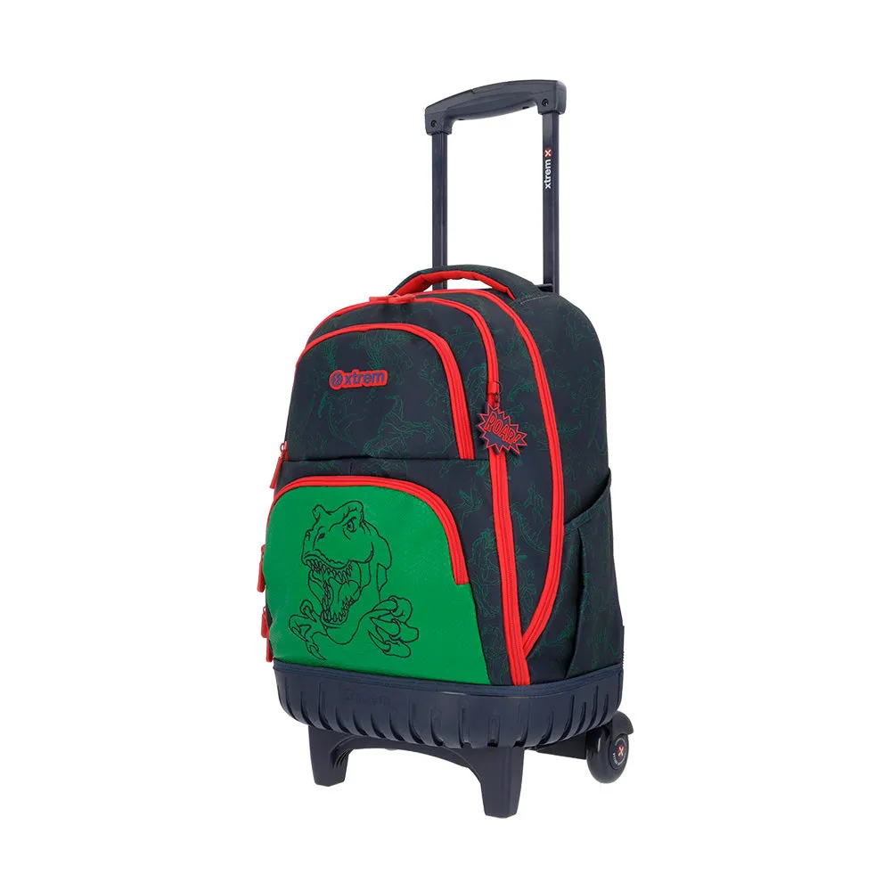 Mochila con ruedas Cross Dino para nios azul