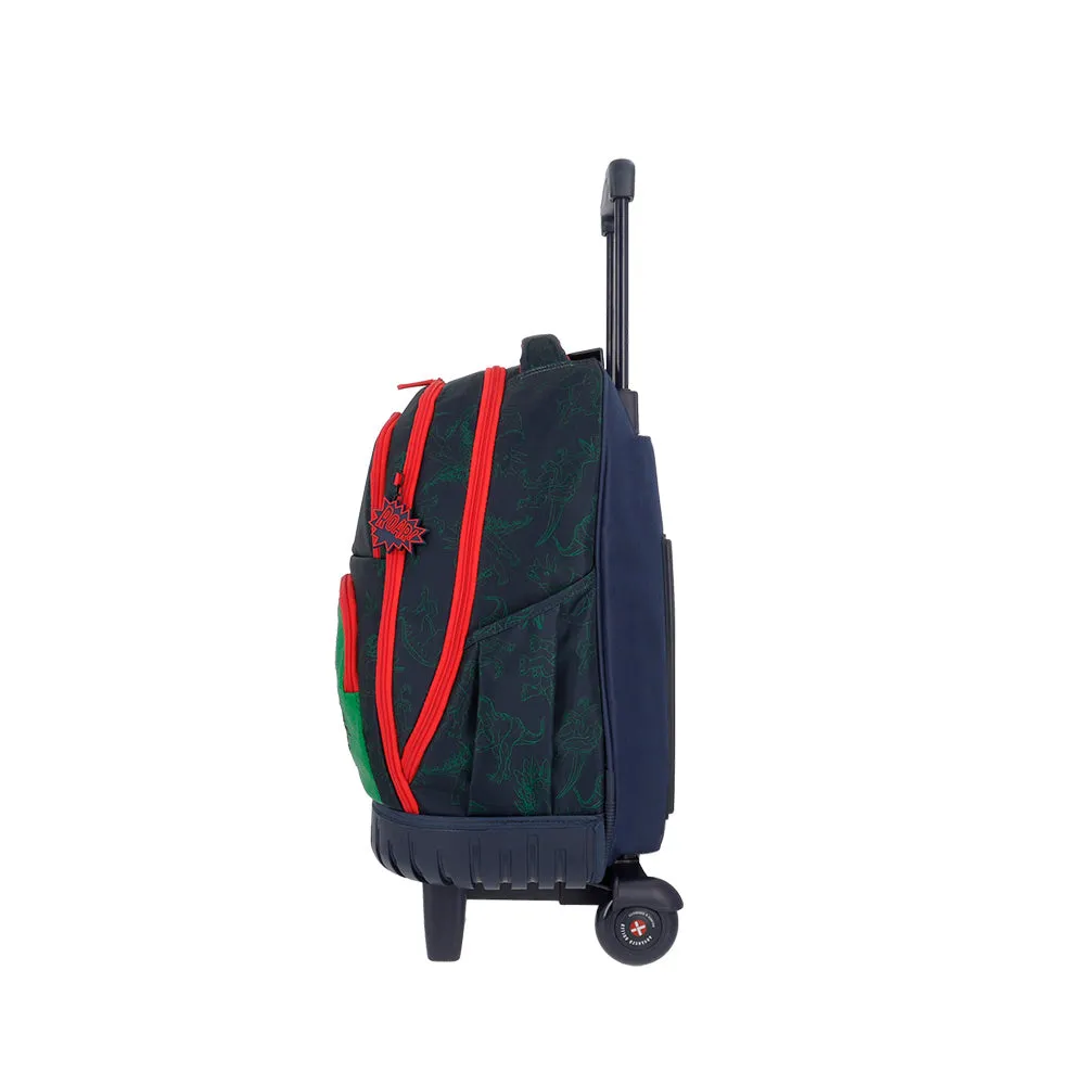 Mochila con ruedas Cross Dino para nios azul