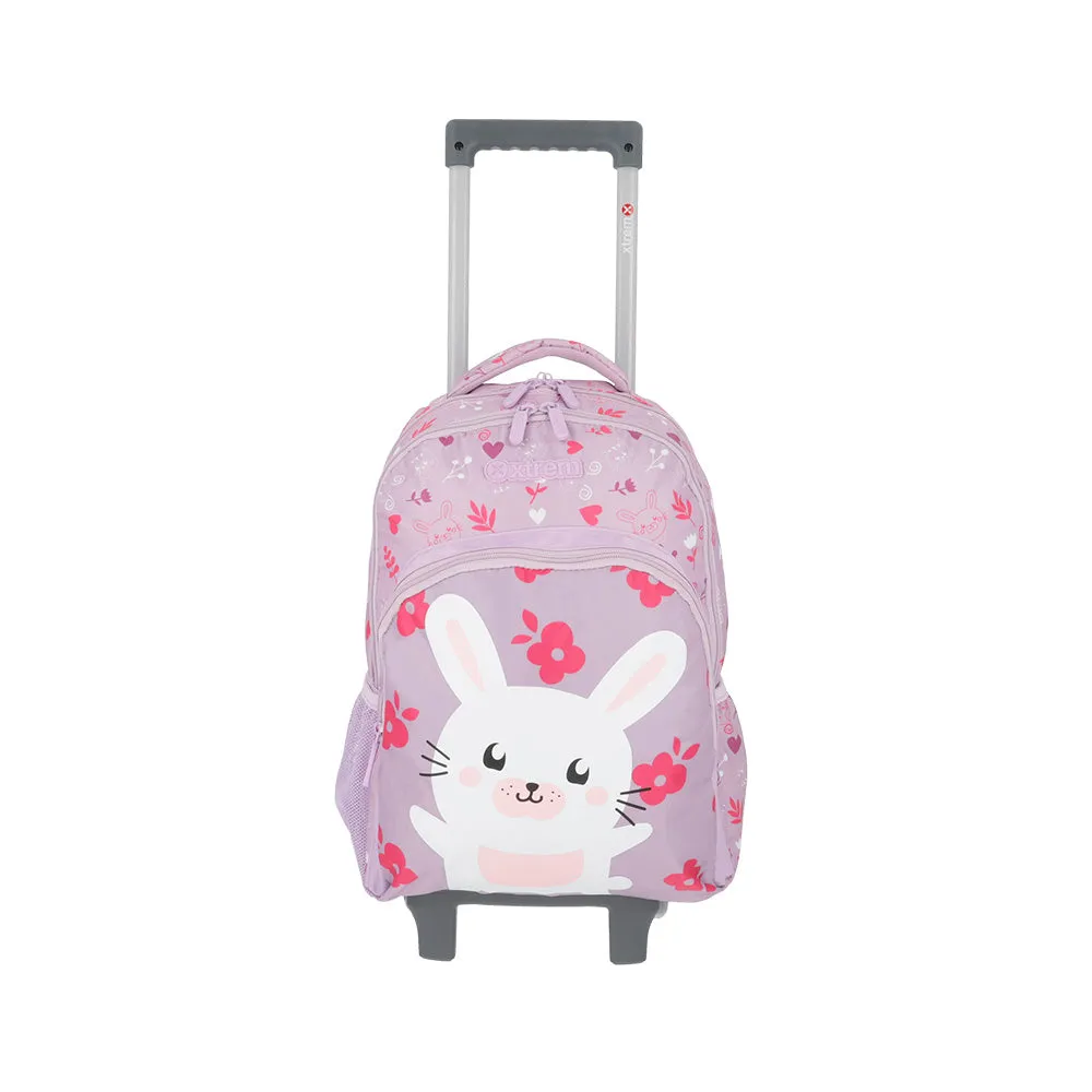 Mochila con ruedas para nias Lincoln morada