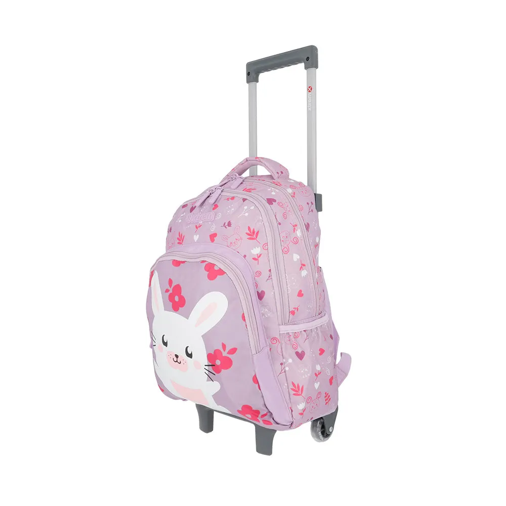 Mochila con ruedas para nias Lincoln morada