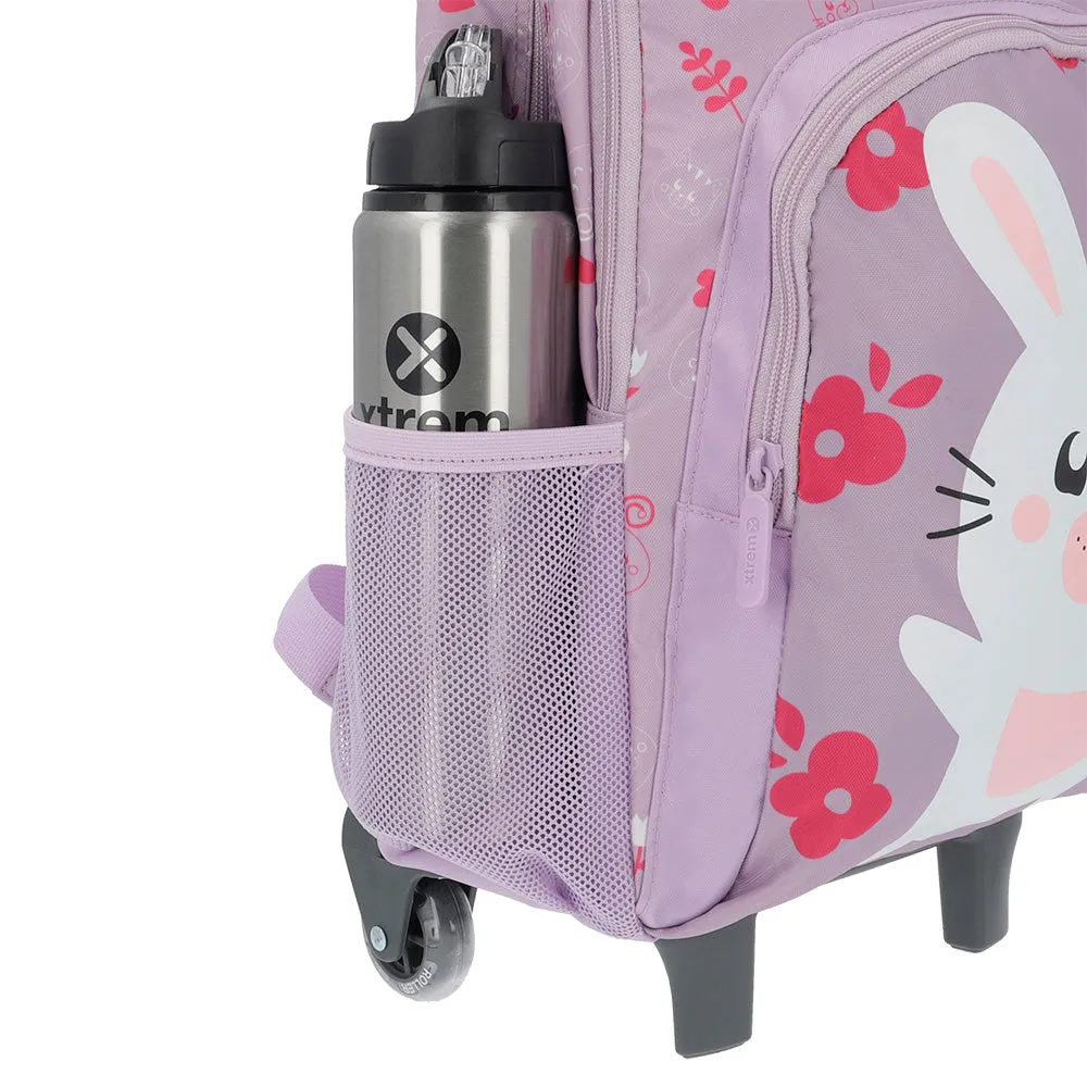 Mochila con ruedas para nias Lincoln morada