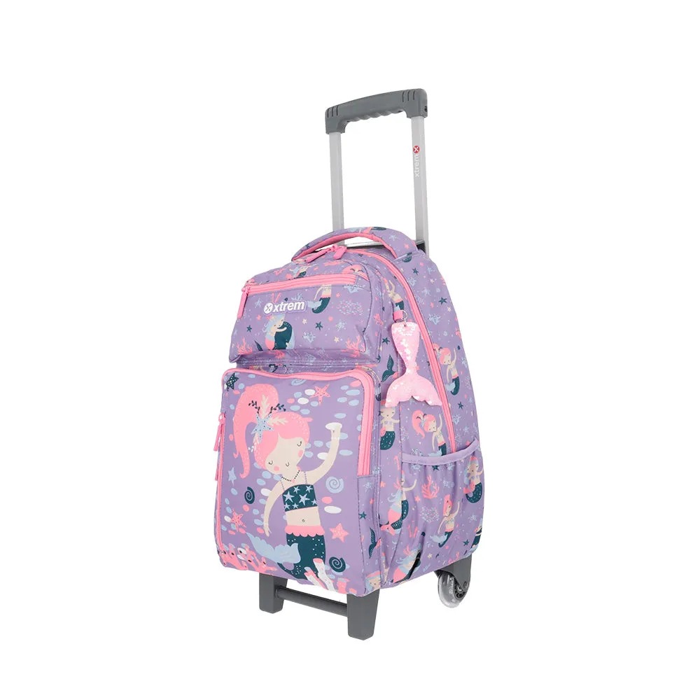 Mochila con ruedas para nias New Run Pack morada