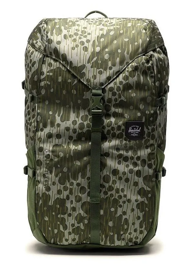 MOCHILA HERSCHEL BARLOW LARGE  GREEN PEA CAMO