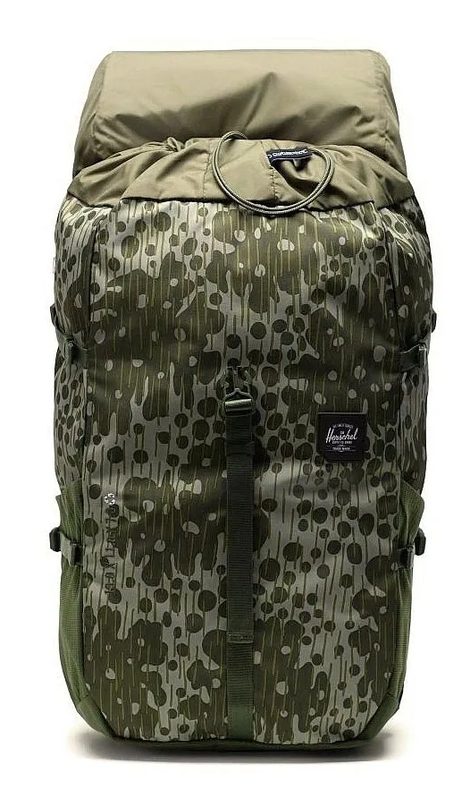 MOCHILA HERSCHEL BARLOW LARGE  GREEN PEA CAMO