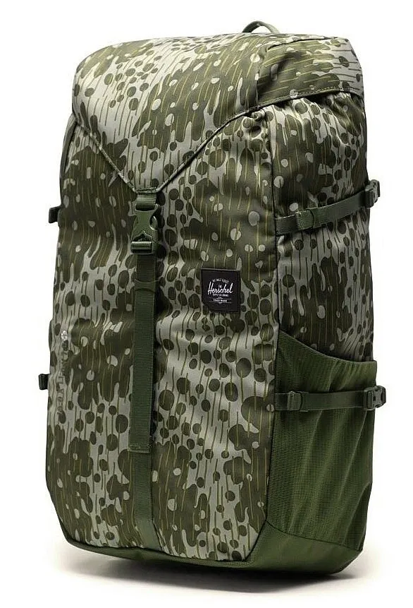 MOCHILA HERSCHEL BARLOW LARGE  GREEN PEA CAMO