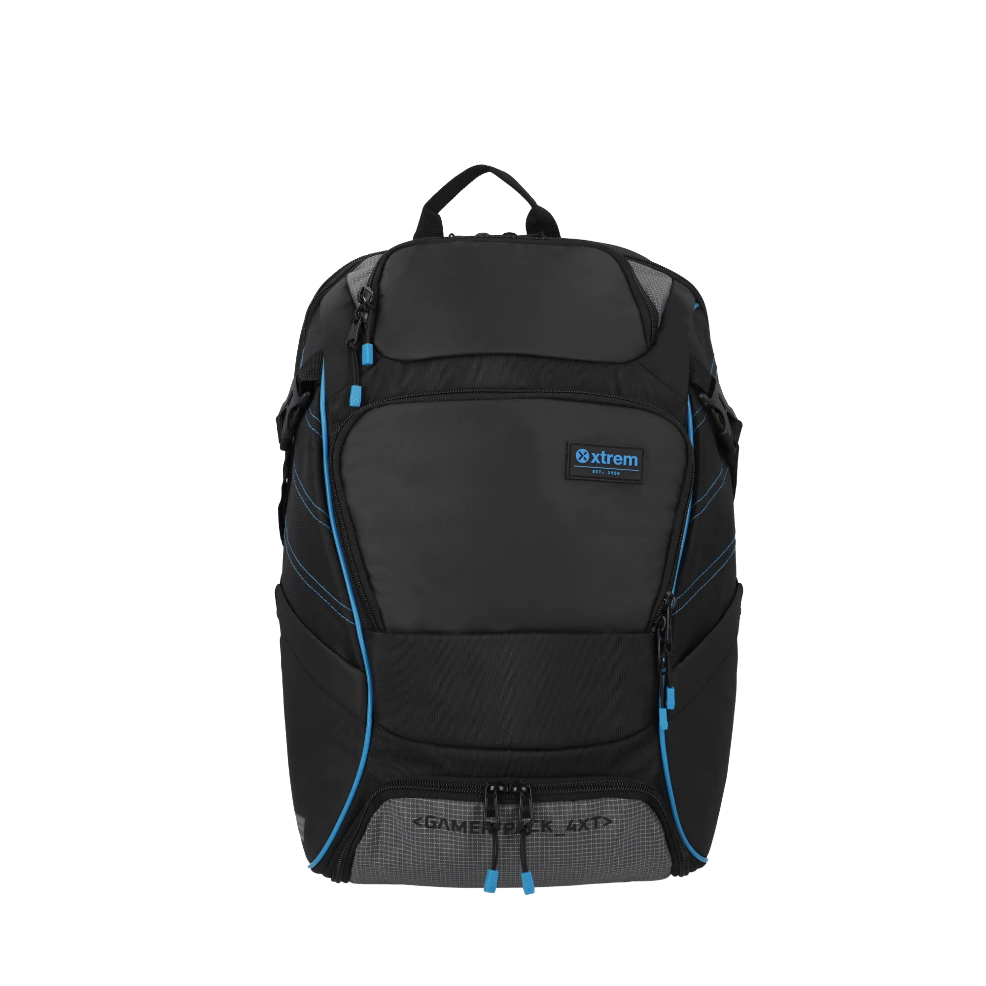 Mochila para laptop Gamerpack 17 negra/azul