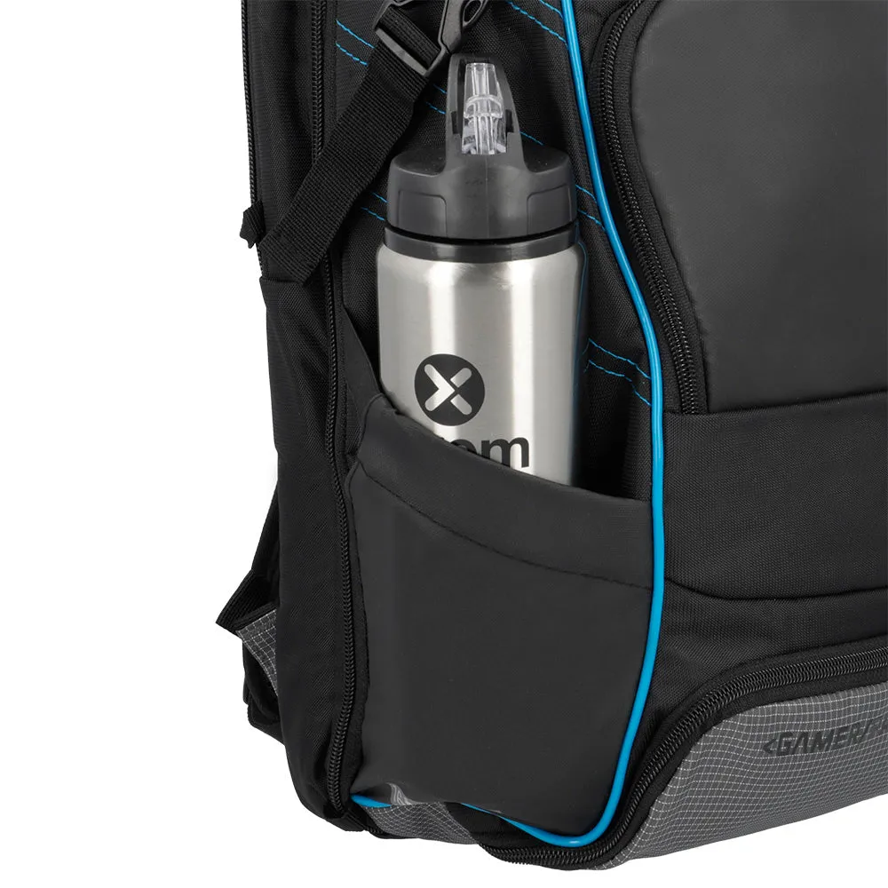 Mochila para laptop Gamerpack 17 negra/azul
