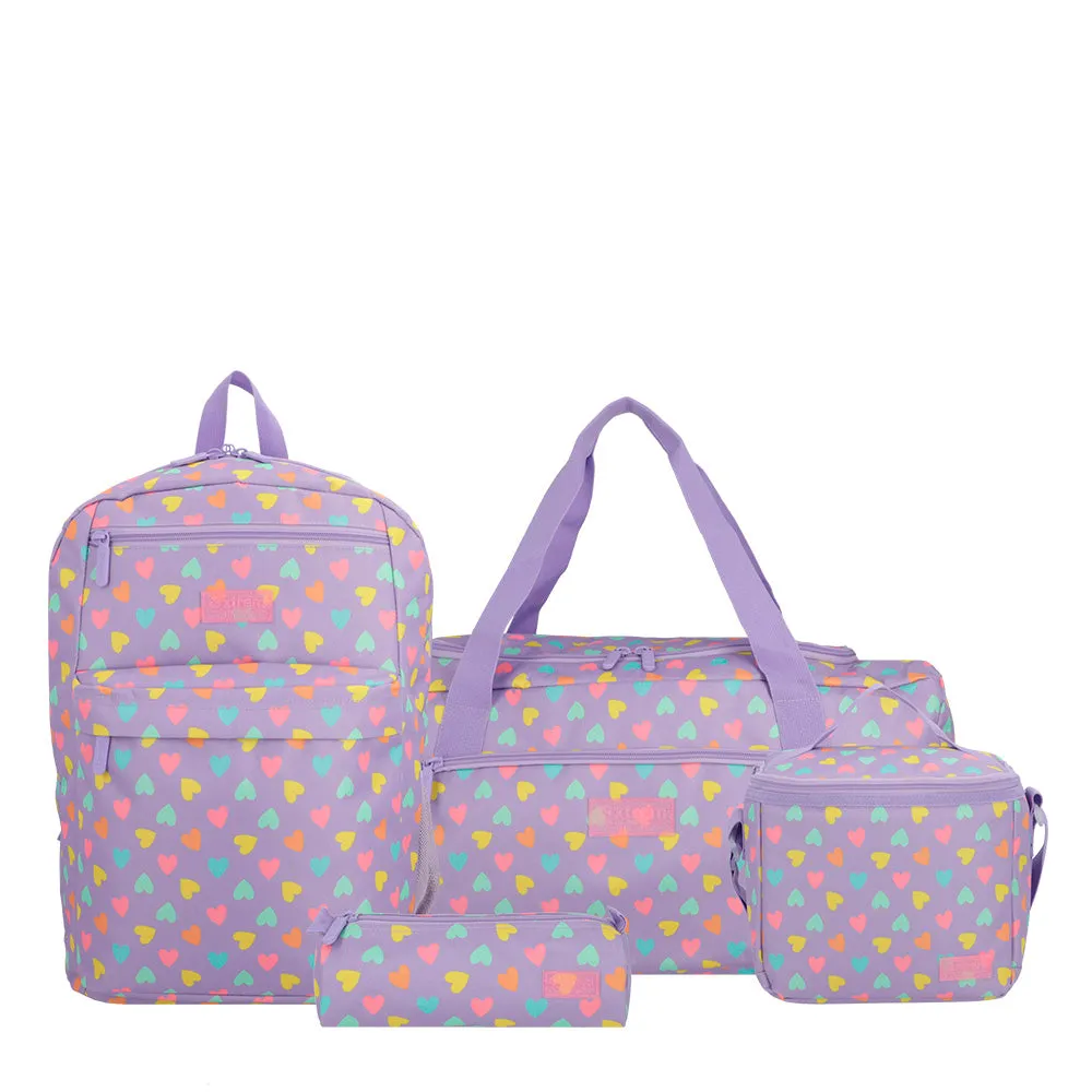 Mochila para nias megapack 2.0 morada