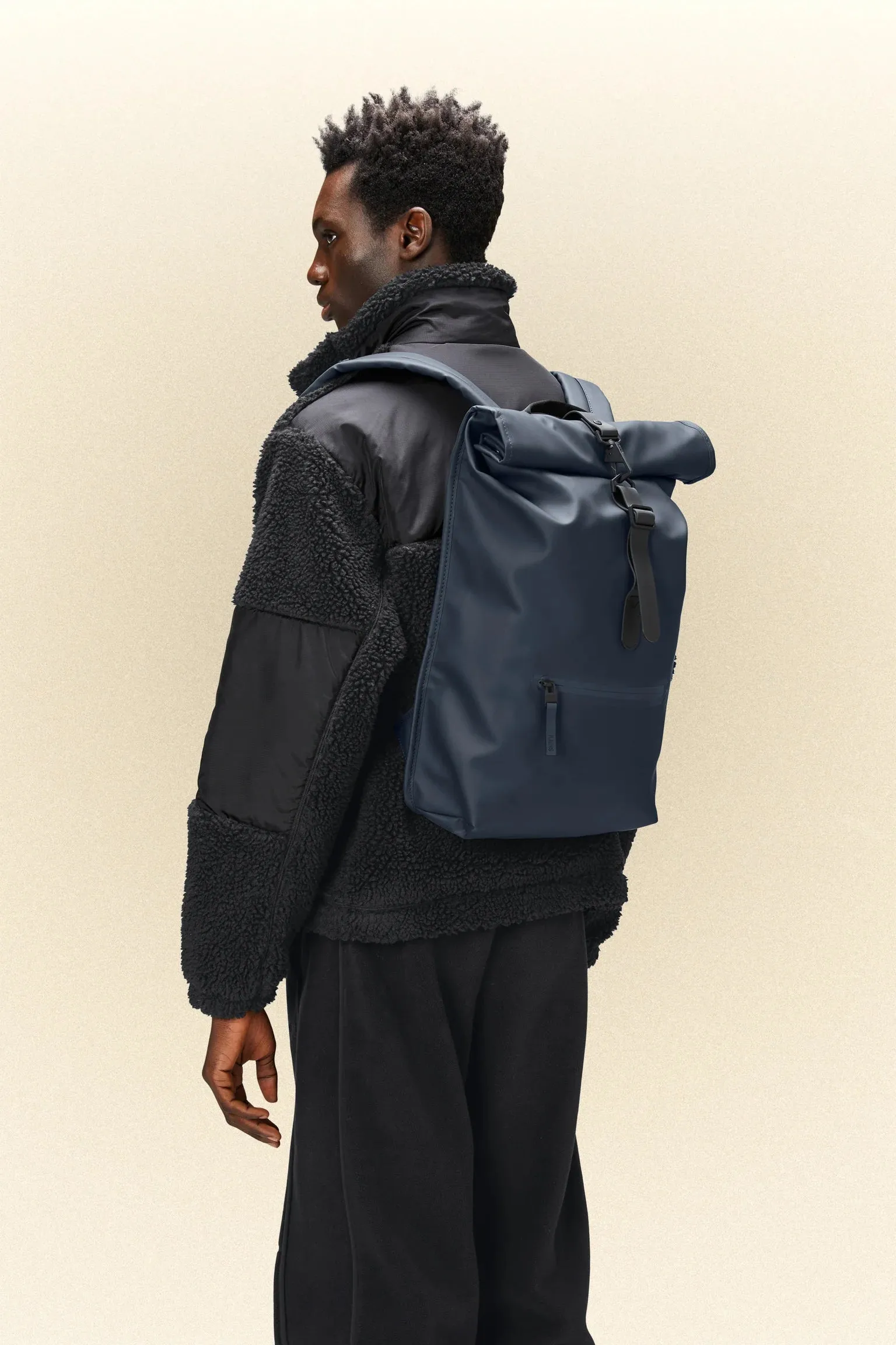 MOCHILA ROLLTOP BLUE